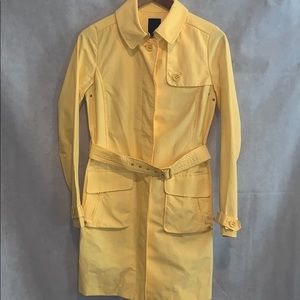Nautica yellow trench/rain coat